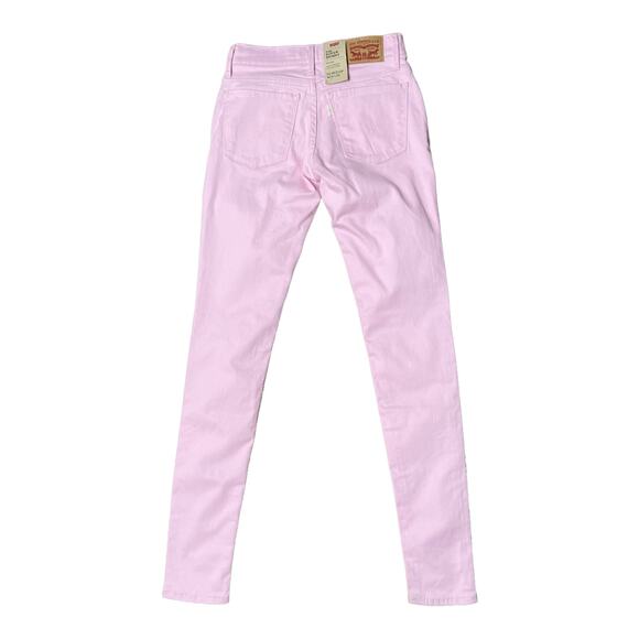 Levi Strauss & Co 710 Super Skinny Jeans W24 L30 NEW Light Pink - Picture 2 of 7